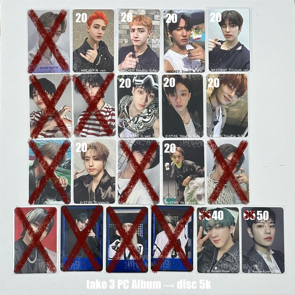 [READY] PC Lucky Draw Frame Jewel Stray Kids LEVANTER IN LIFE NOEASY ODDINARY MAXIDENT 5STAR ROCKSTA