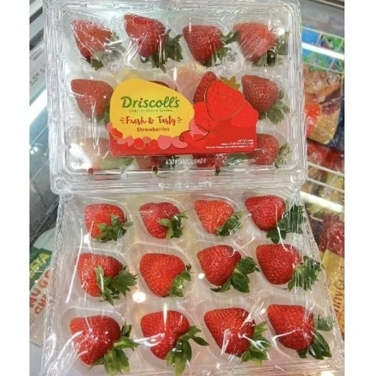 

Buah strawberry Driscoll RRC import manis segar 280 gram
