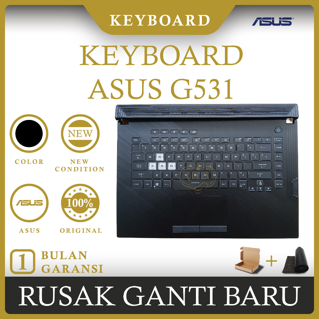 KEYBOARD FRAME LAPTOP ASUS ROG Strix G531 G531GW ORIGINAL