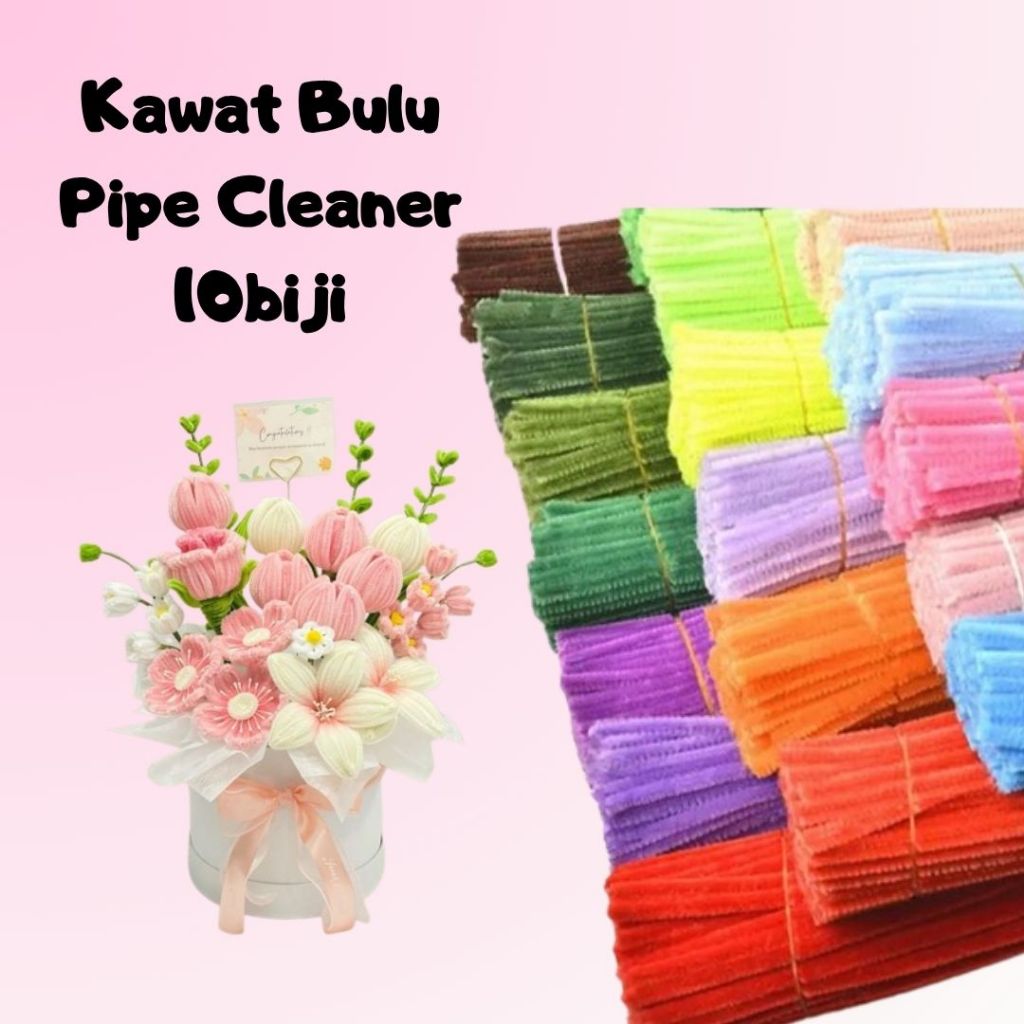 

Kawat Bulu | Pipe cleaner isi 10 pcs