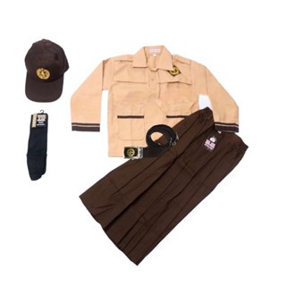 Seragam Sekolah Panjang Lengkap Perempuan Polos Paket Setelan Bju Premium Sragam Ajaran Baru Baju Me