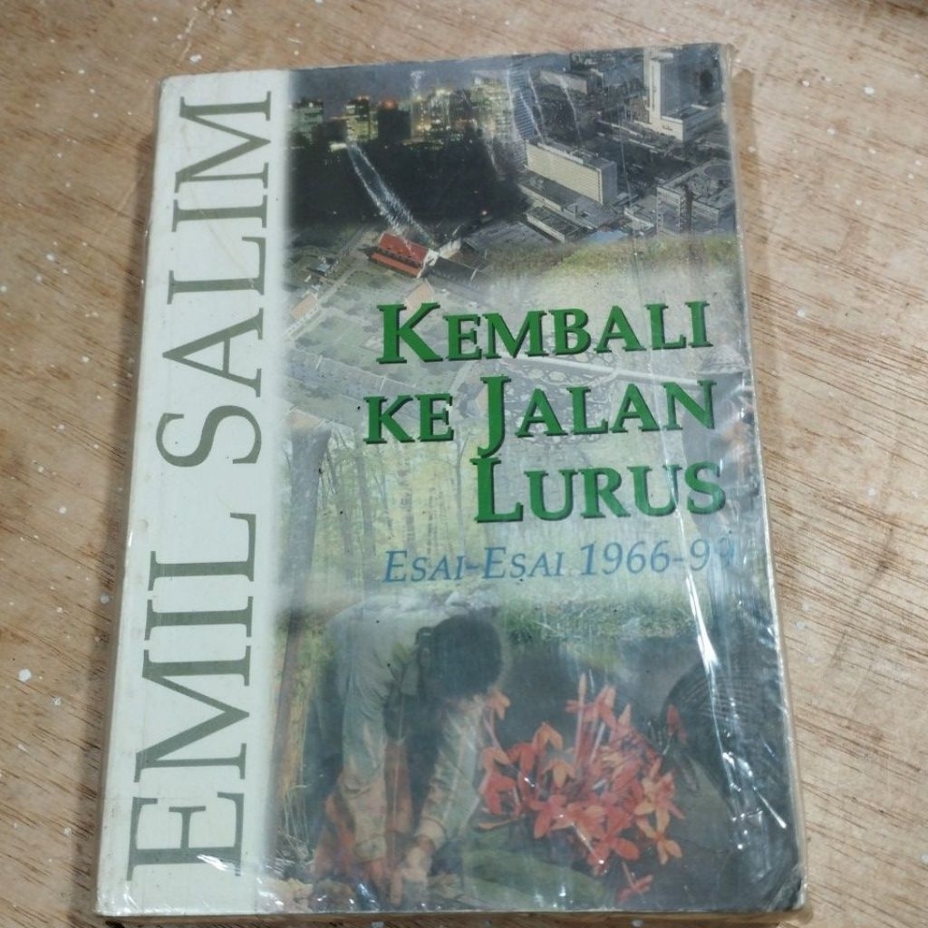 Buku Original Emil Salim Kembali Ke Jalan Lurus Esai Esai 1966-1999