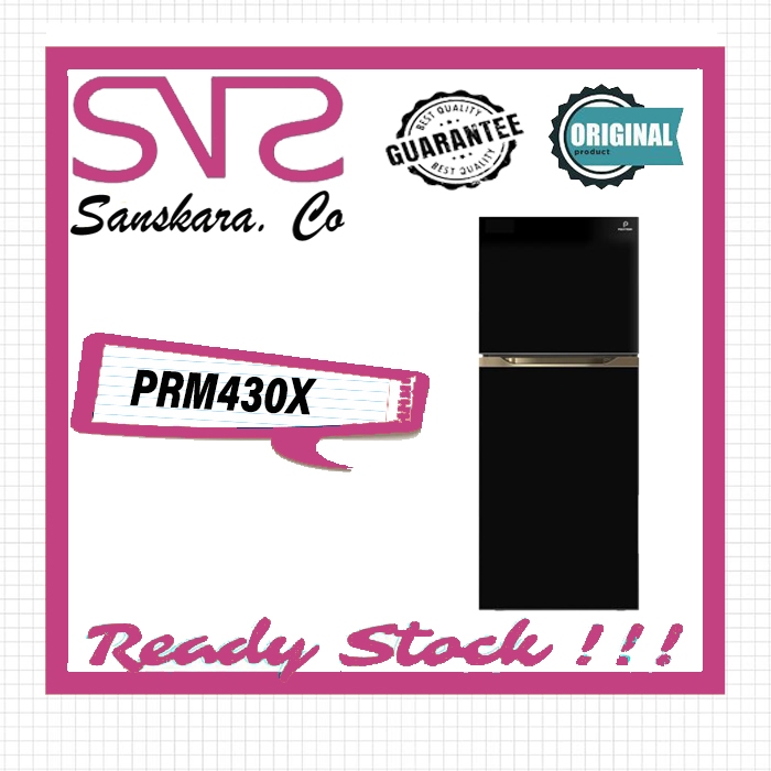 POLYTRON PRM430X Kulkas 2 Pintu Belleza 300 Liter PRM 430X PRM430