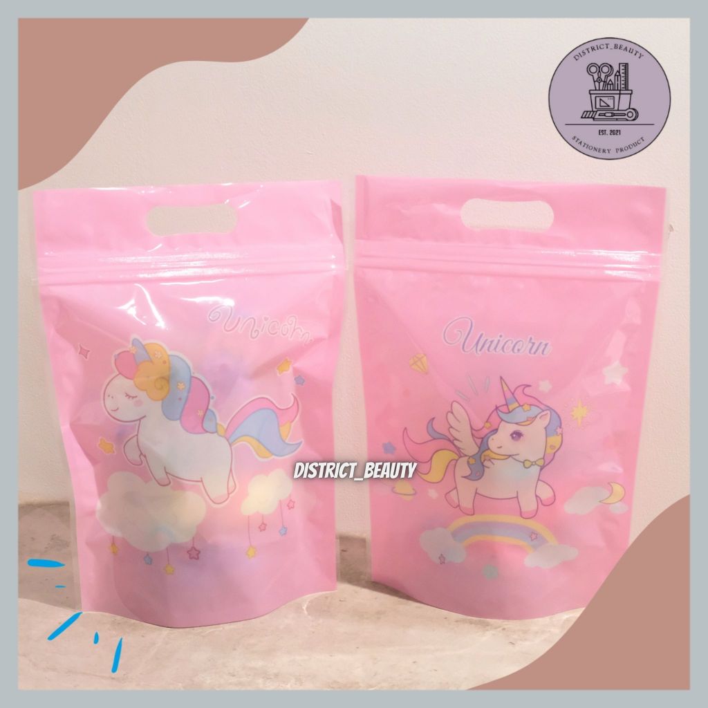 

ZIPPER POUCH UNICORN PINK KUDA PONI POUCH ZIPPER ZIPLOCK KEMASAN KLIP HAMPERS SOUVENIR KEMASAN SERBAGUNA MOTIF KUDA PONI TERMURAH