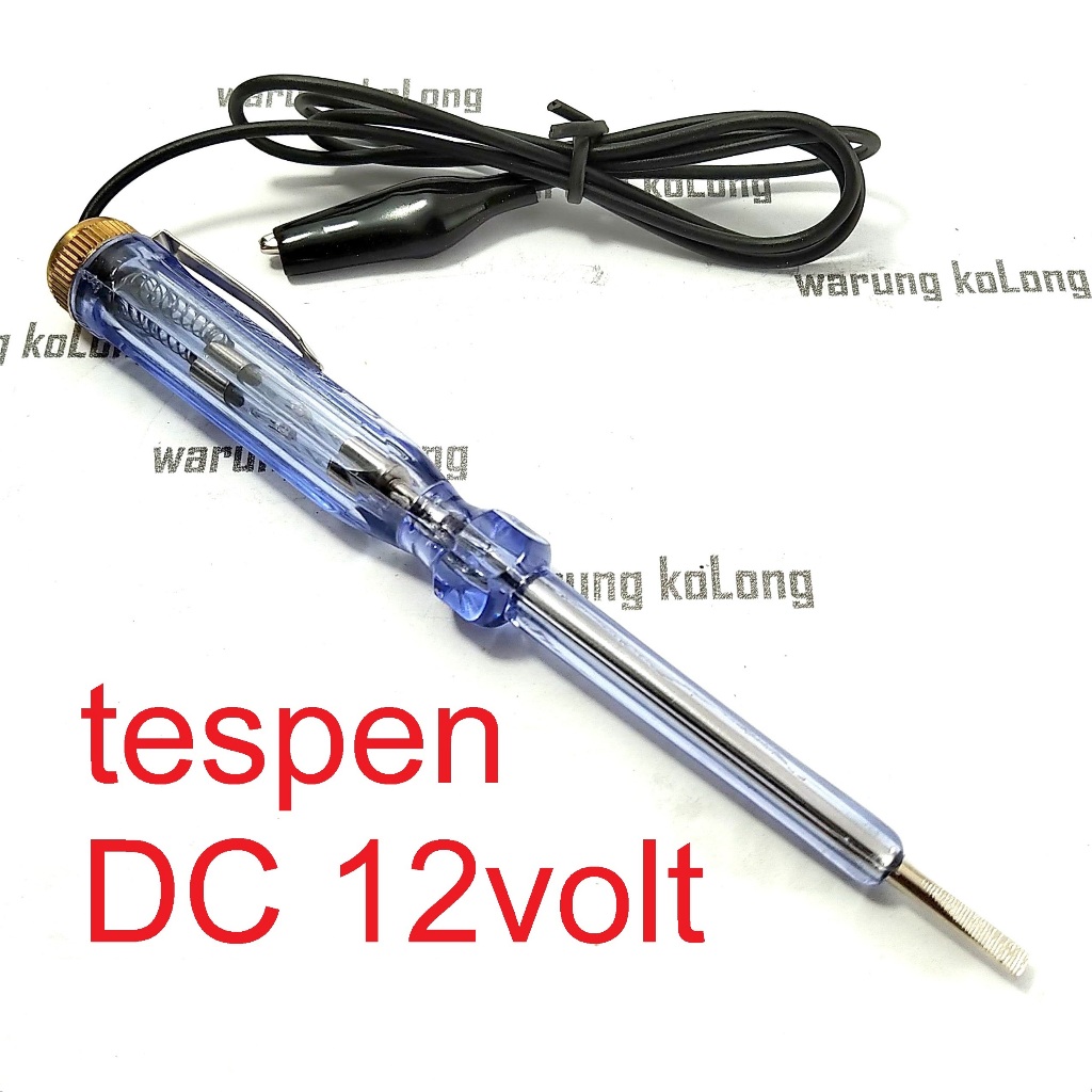 Tespen DC 12 Volt mobil motor tes pen Lampu 12V Listrik 12volt
