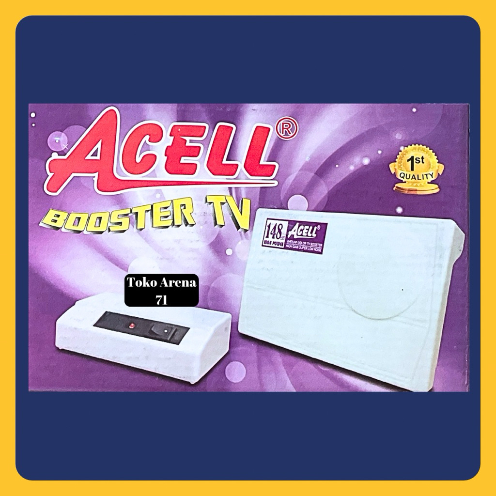 Boster Antena Tv Acell / Booster Antena Anten Tv Analog Digital UHF VHF Acell Booster Atas Boster Ba