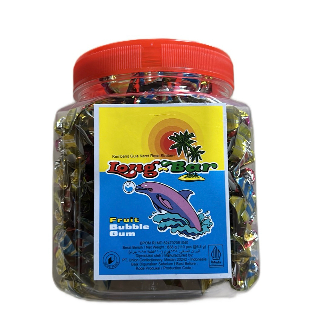 

[TOPLES] LONG BAR PERMEN KARET (TOPLES)- ISI 110 PCS | LONG BAR BUBBLE GUM | PERMEN KARET LONGBAR