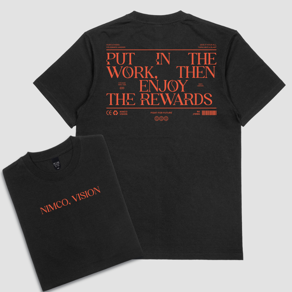 Nimco Kaos Original 6984 VSNN4 Black Tshirt