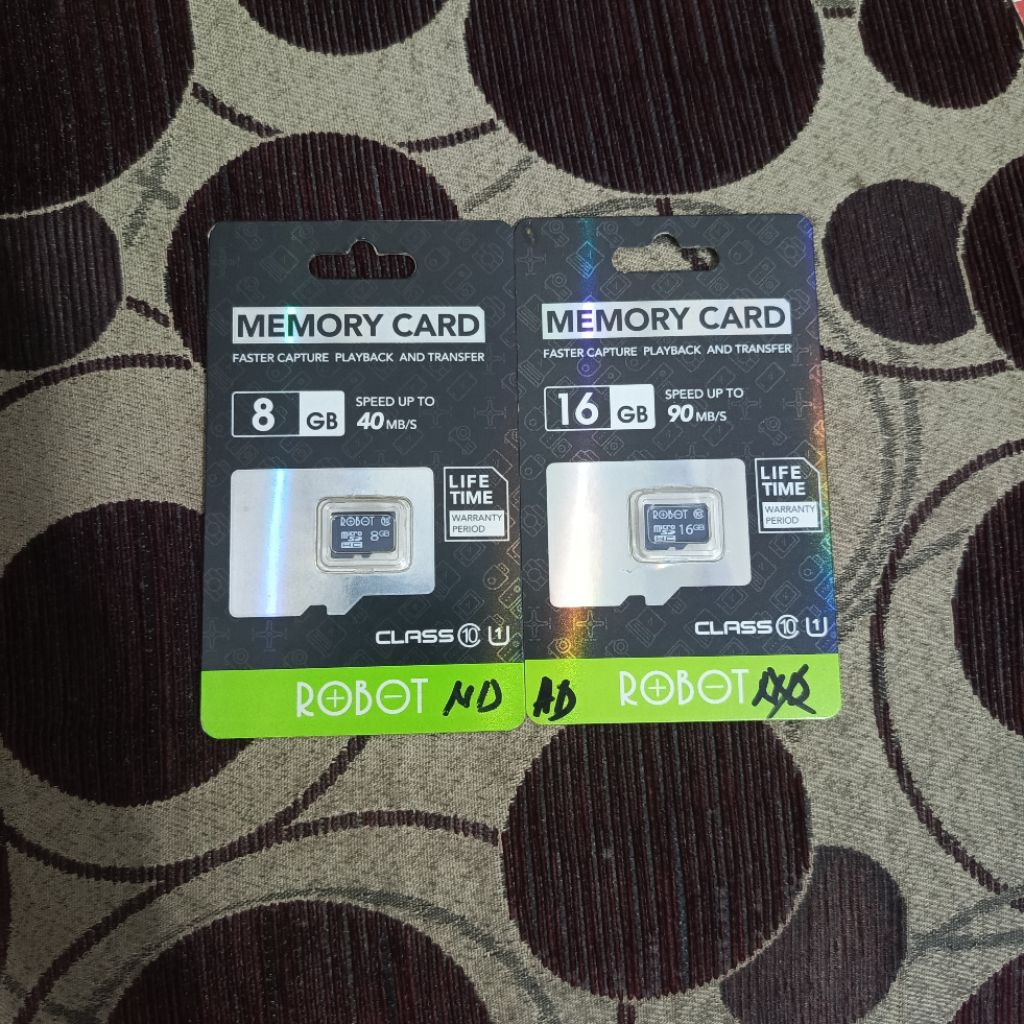 CUCI GUDANG MEMORY MEMORI CARD ROBOT 8GB DAN 16GB CLASS 10