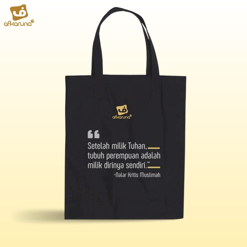 Tote Bag Eksklusif Nalar Kritis Muslimah