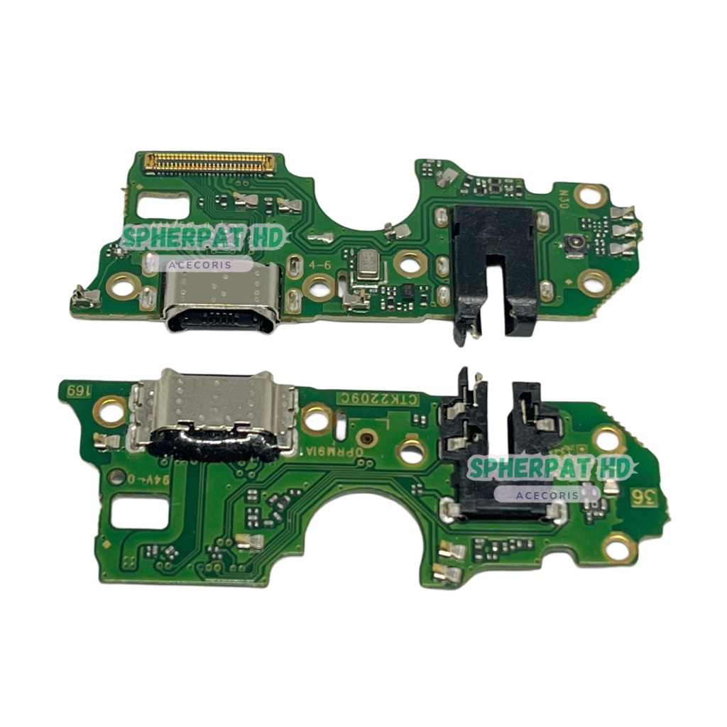 PAPAN CAS / KONEKTOR CHARGER OPPO A36 /A76 /A96 4G / REALME 9i + HF + MiC + IC