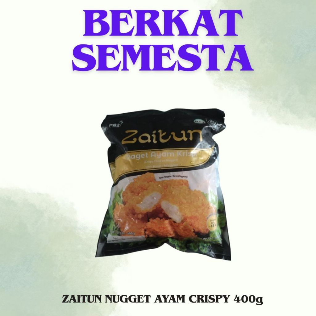 

ZAITUN NUGGET AYAM CRISPY 400g/500g