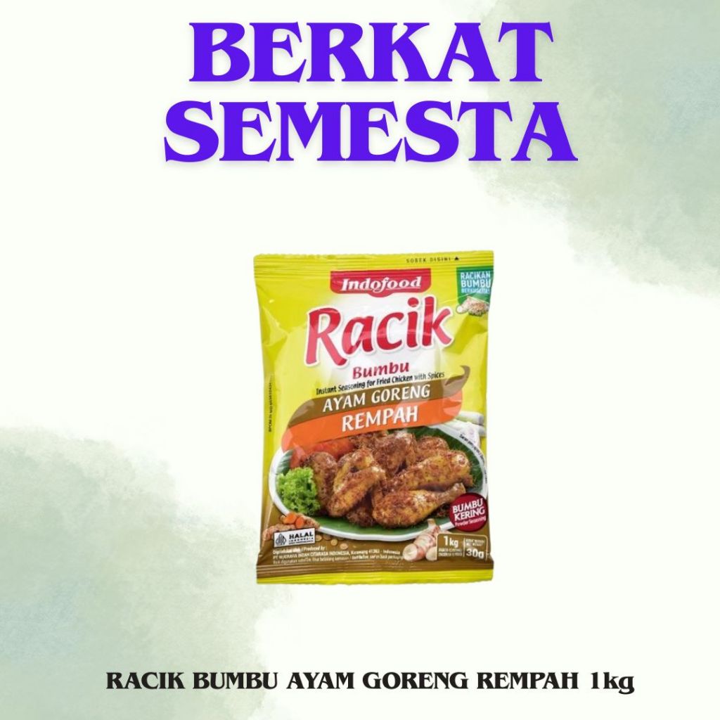 

RACIK BUMBU AYAM GORENG REMPAH 30g/RACIK BUMBU AYAM GORENG 26g