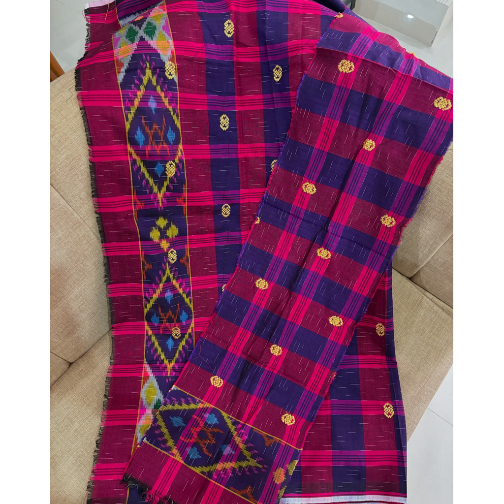 Kamen Endek Kotak set Selendang