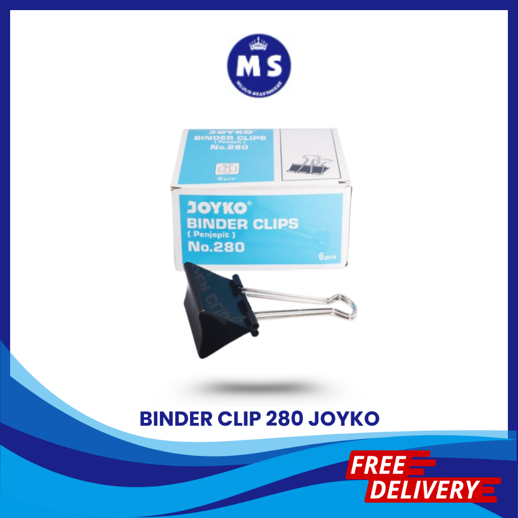 

CLIP KERTAS/BINDER CLIP 280 JOYKO