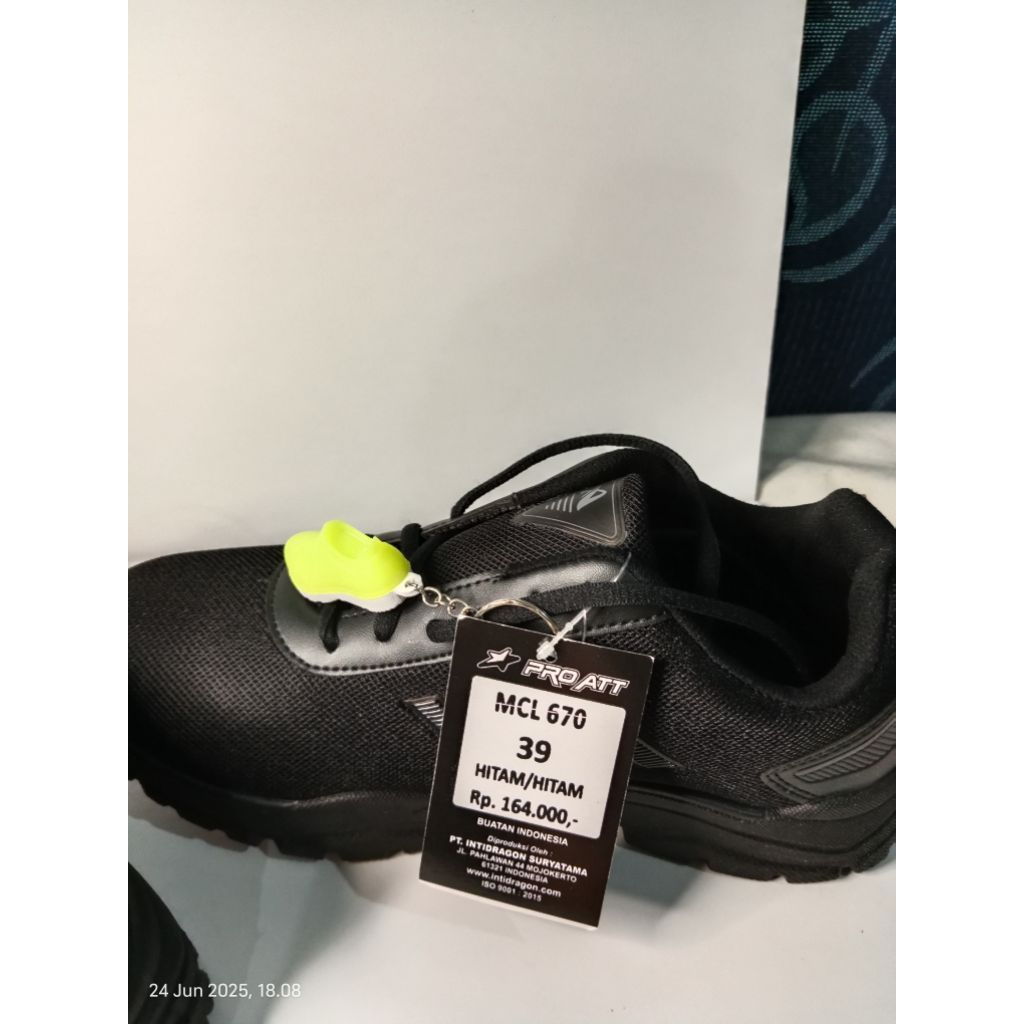 SEPATU DEWASA PRO ATT MCL 670 HITAM