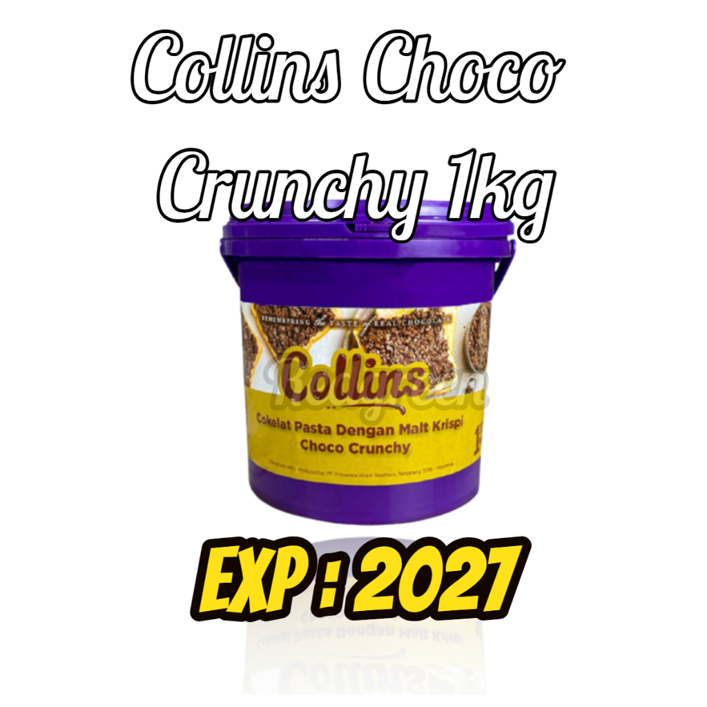 

Selai Cokelat Collins Choco Crunchy 1kg 1000gram
