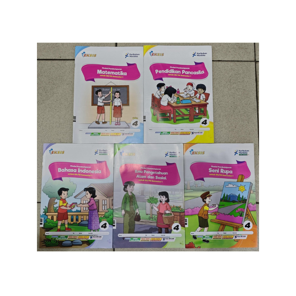 LKS EKSIS KELAS 4 SD SEMESTER 1 PENDIDIKAN PANCASILA .B INDONESIA. MATEMATIKA, IPAS, SENI RUPA THN 2