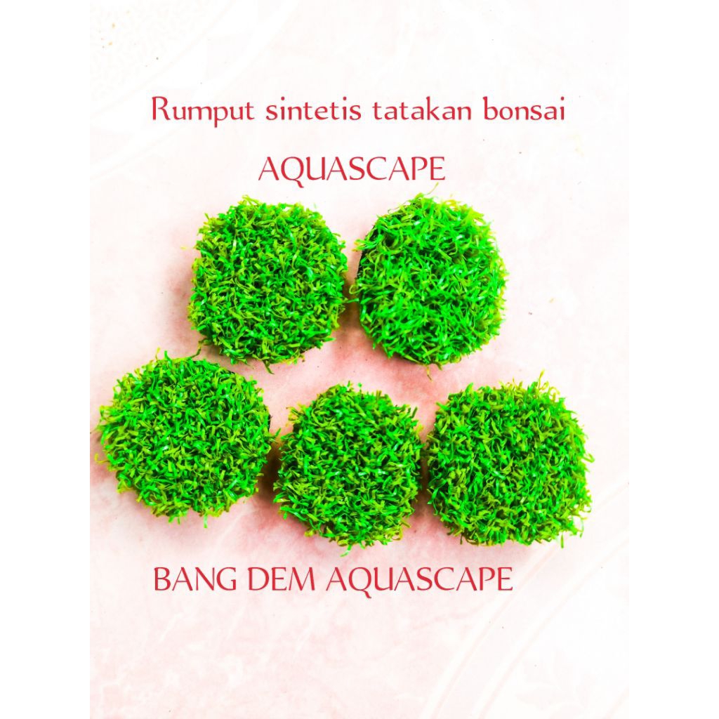 rumput sintetis  bonsai sintetis hiasan aquascape
