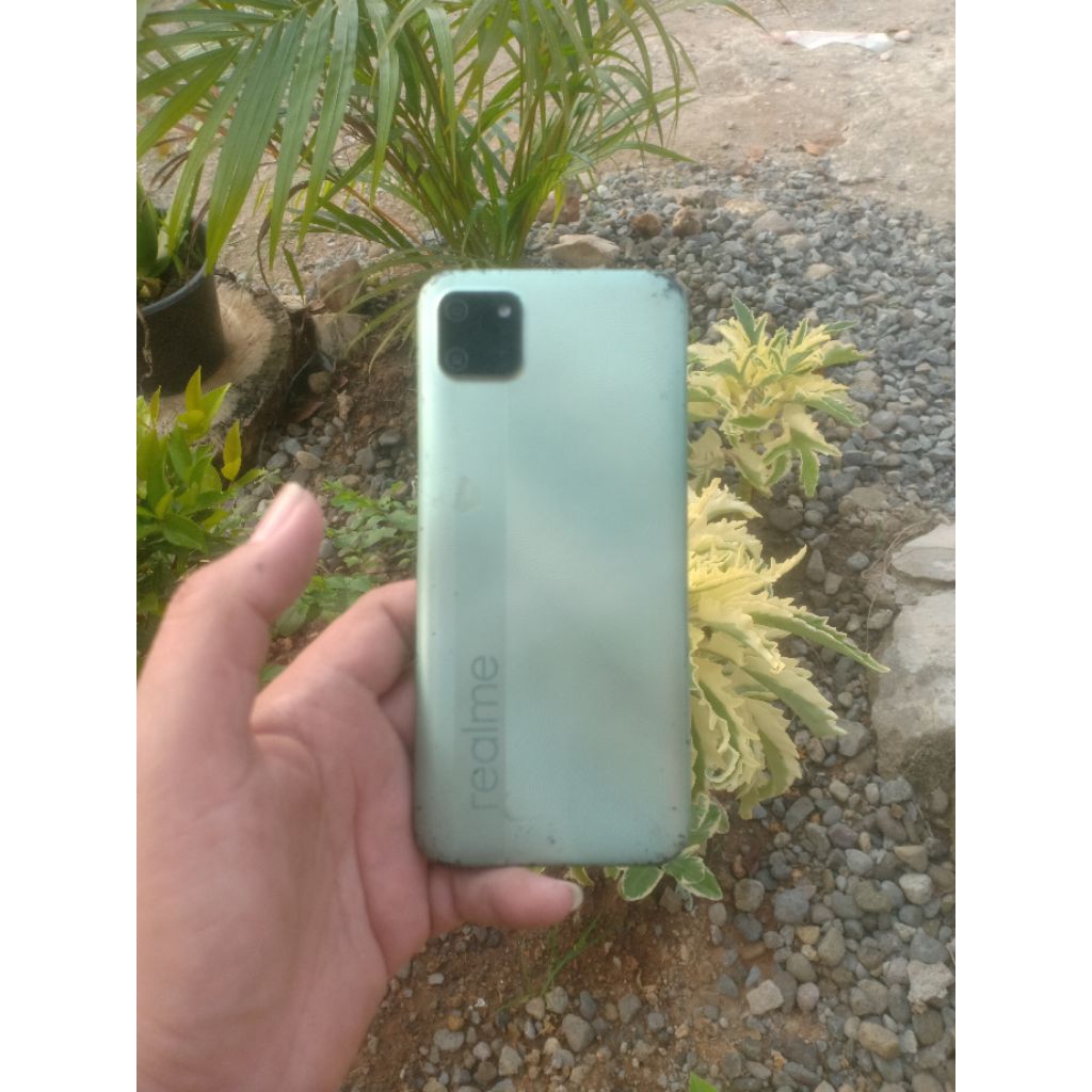 Realmi c11 mesin normal minus lcd