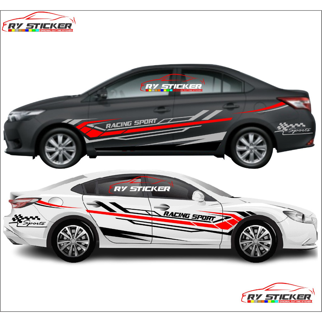 STIKER MOBIL TOYOTA SEDAN VIOS GEN5 COROLLA ALTIS LIST BODY MOLDING SEDAN UNIVERSAL