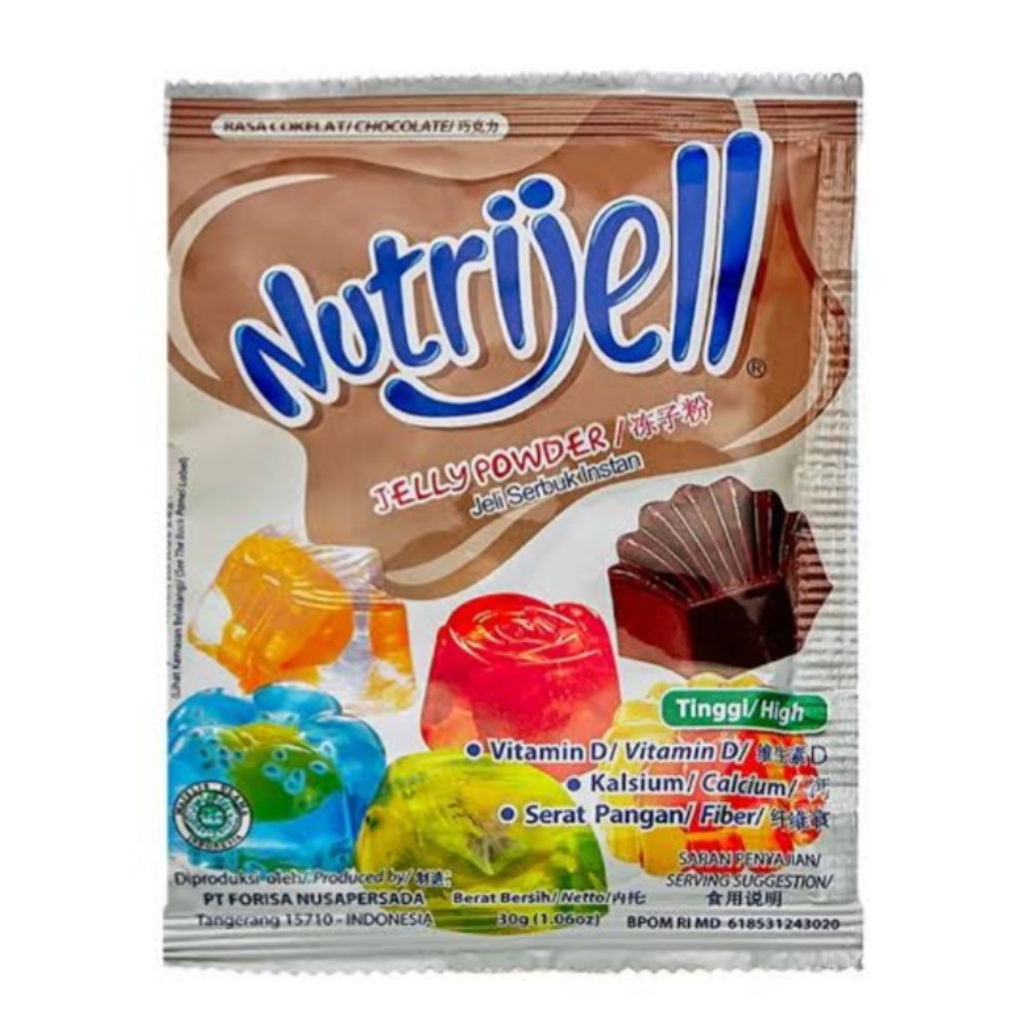 

Nutrijell Coklat 20gr Satuan Bogor