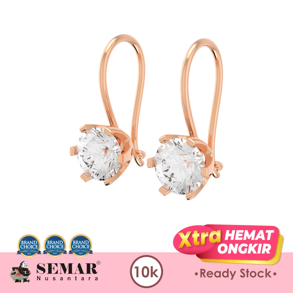 Anting Emas Desi Batu Gold 10K Semar Nusantara