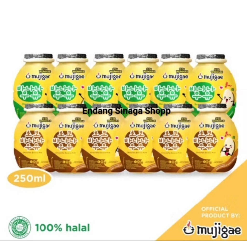 

Mujigae Original Choco Banana Milk 250 ML
