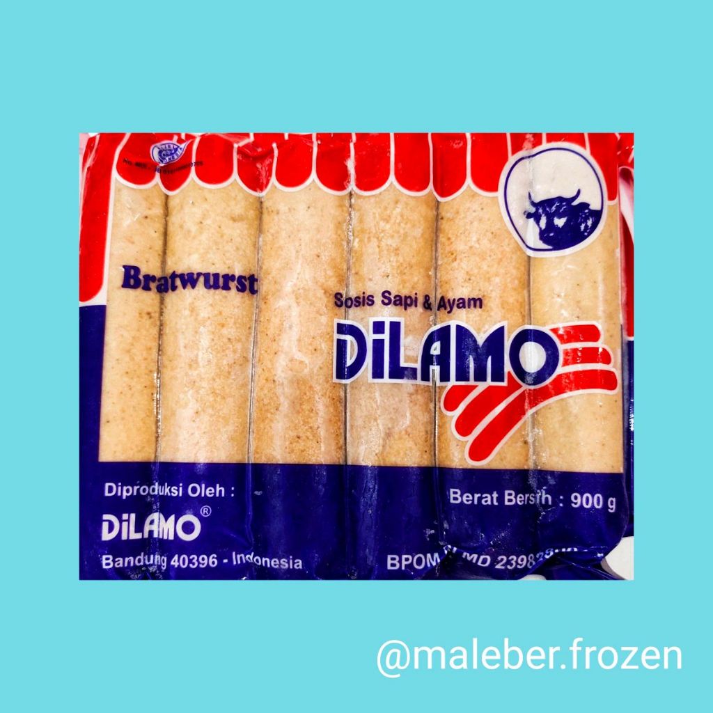 

Dilamo beef bratwurst 900gr