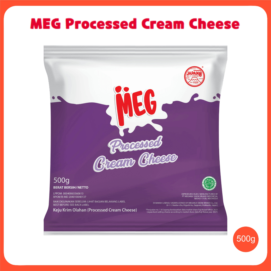 

MEG Processed Cream Cheese 500g Keju Creamy