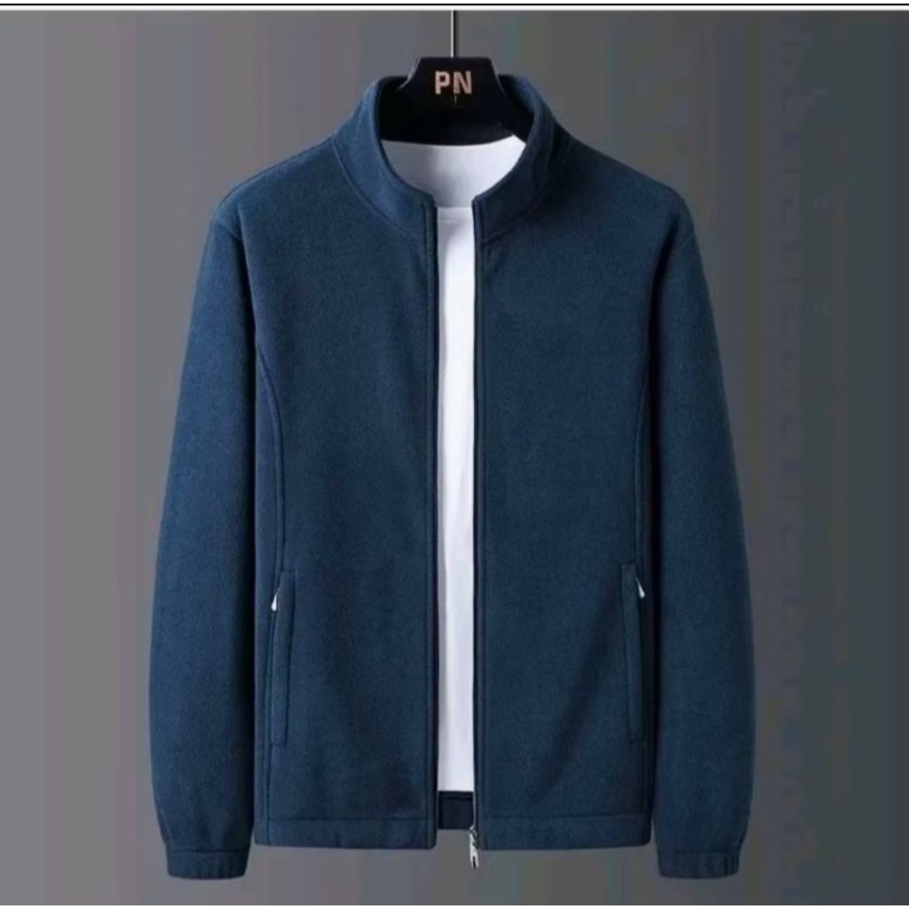 JAKET AUTUM JAKET POLAR POLOS TEBAL PRIA WANITA TREND 2025