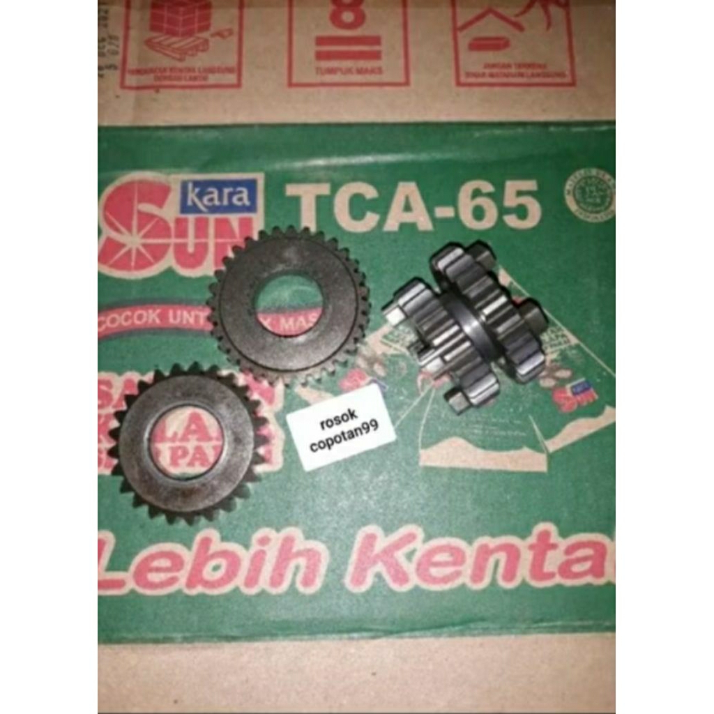 gigi 3 dan 4 rasio tiger revo tahun muda original copotan utuh