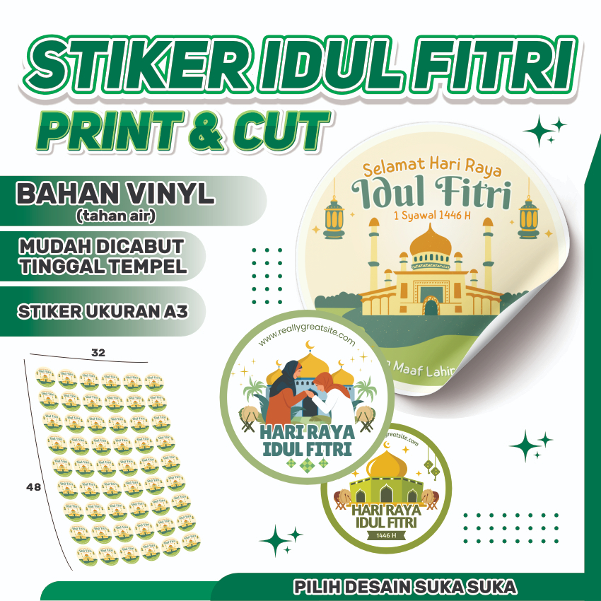 

STIKER IDUL FITRI VINYL