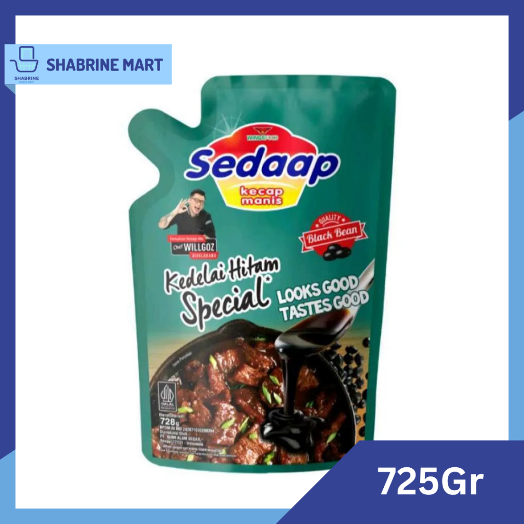 

Kecap Manis Sedaap Kedelai Hitam Spesial 725gr