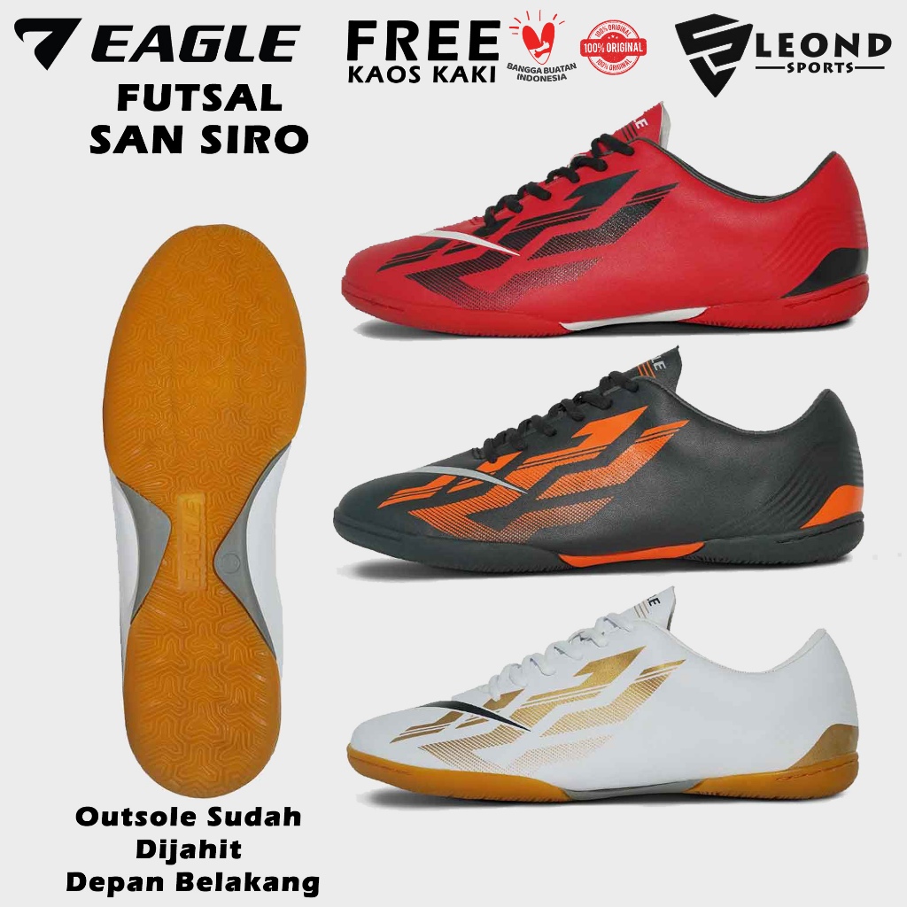 Sepatu Futsal Eagle San Siro Original Sepatu Bola Futsal Eagle Terbaru