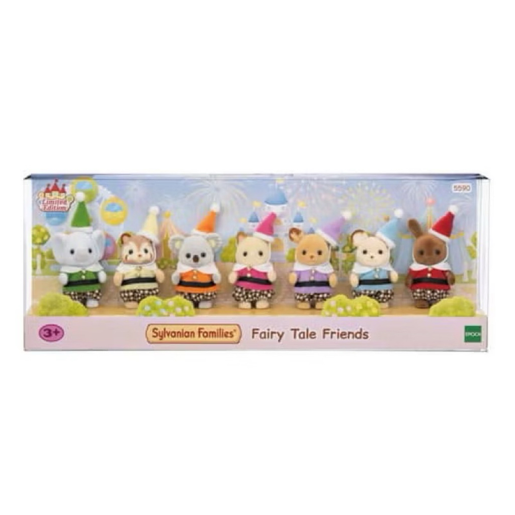 (NEW SALE) Sharing Sylvanian Families Fairy Tale Friends | Brown Rabbit, Acorn Mouse, Red Deer, Crea