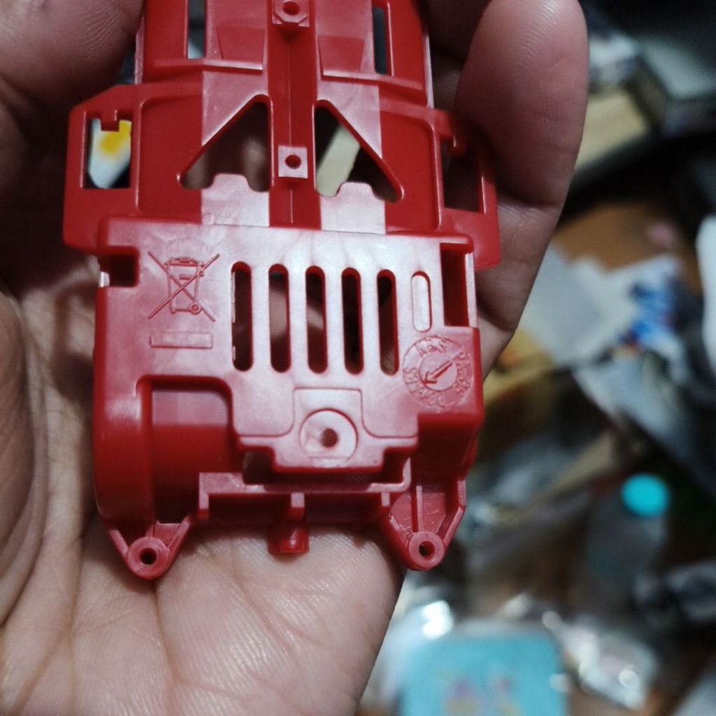 Tamiya Casis Chassis Super 2 S2 Pc-Abs Merah