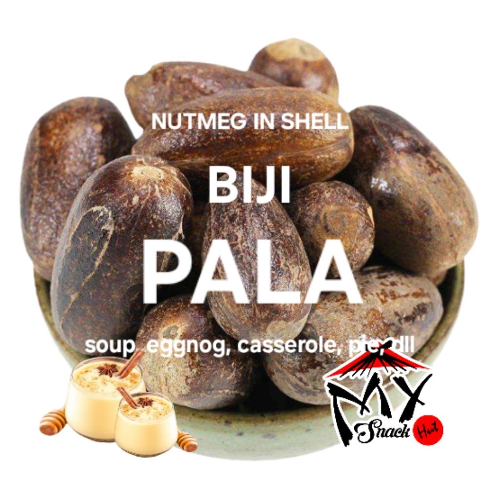 

BIJI PALA UTUH 100GR REMPAH SPICE BUMBU MASAK DAPUR SUP SOP BUNTUT BEEF RIBS STEW MINUMAN ACHOTEL