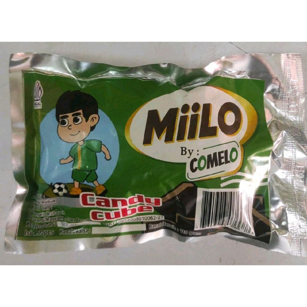 

COMELO CANDY CUBE ISI 50PCS BY MILO 110GR CEMILAN COKLAT PERMEN SUSU MANIS LEZAT ENAK