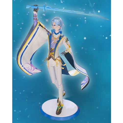 DIY Figure Kertas Genshin Impact Kamisato Ayato