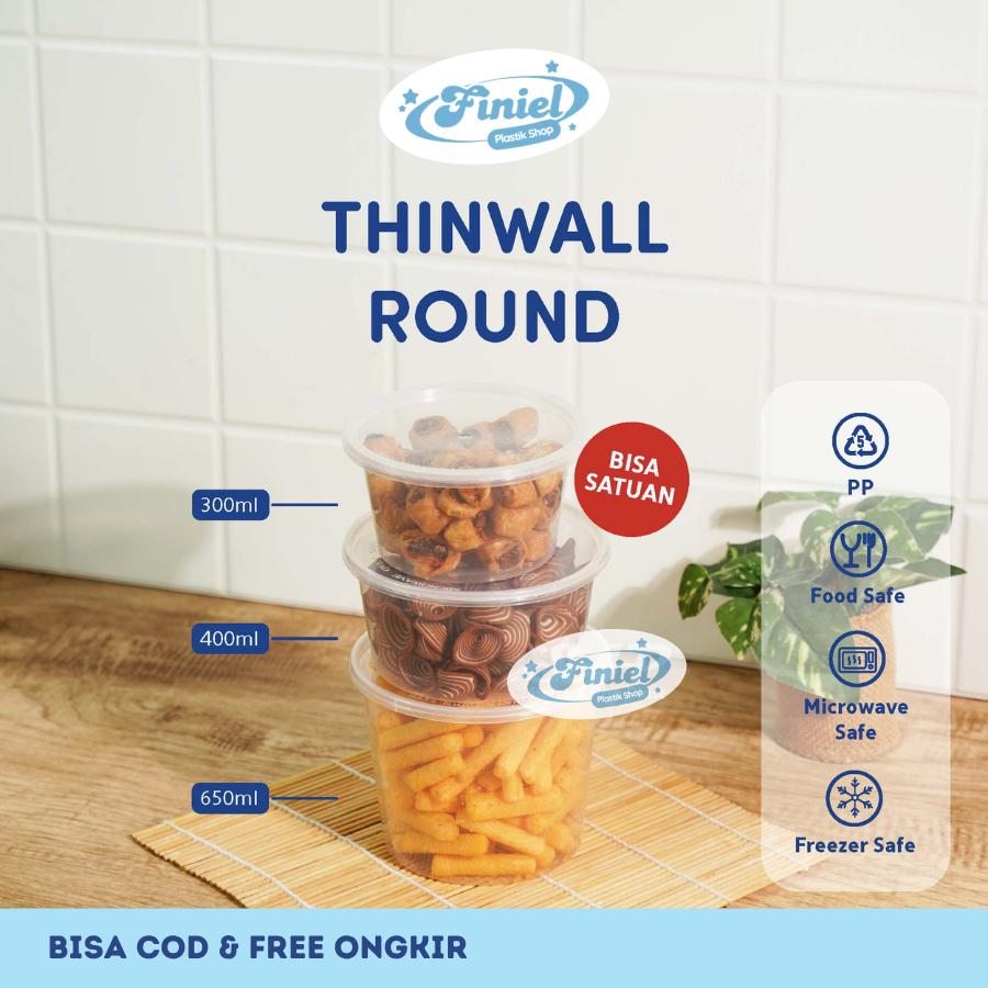 Thinwall/Food Container Round 650ml | Thinwall Bulat | Thinwall DM