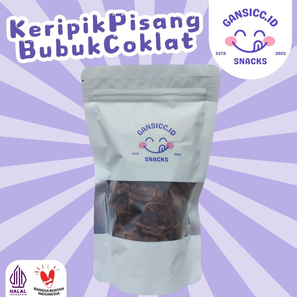 

Keripik Pisang - Rasa Coklat Standing Pouch 100gr