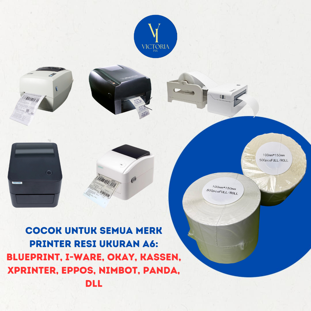 

Ay00! Direct Thermal Sticker A6 Label Stiker 100x150 Label Stiker A6 Label Resi Online 100x150 Label