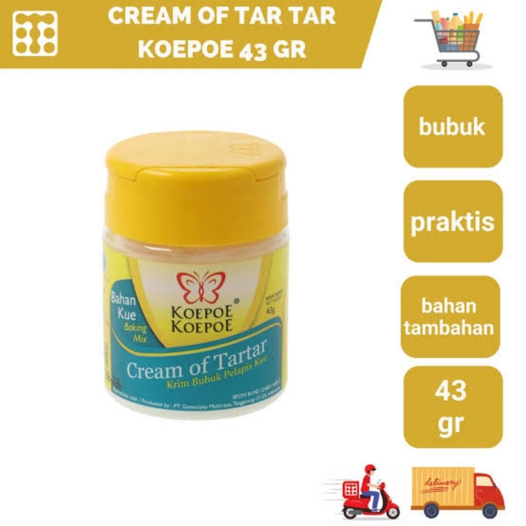 

Krim Bubuk Pelapis Kue 45gr Cream Of Tarta