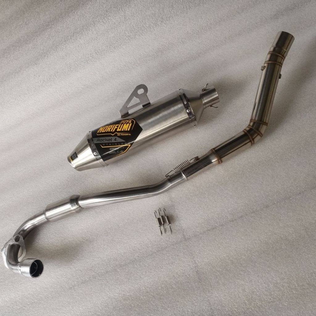 Exhauset canister norifumi rocket4 1set elbow exhaust for motorcycle Klx 150 Crf 150 KSR110/125 pro 