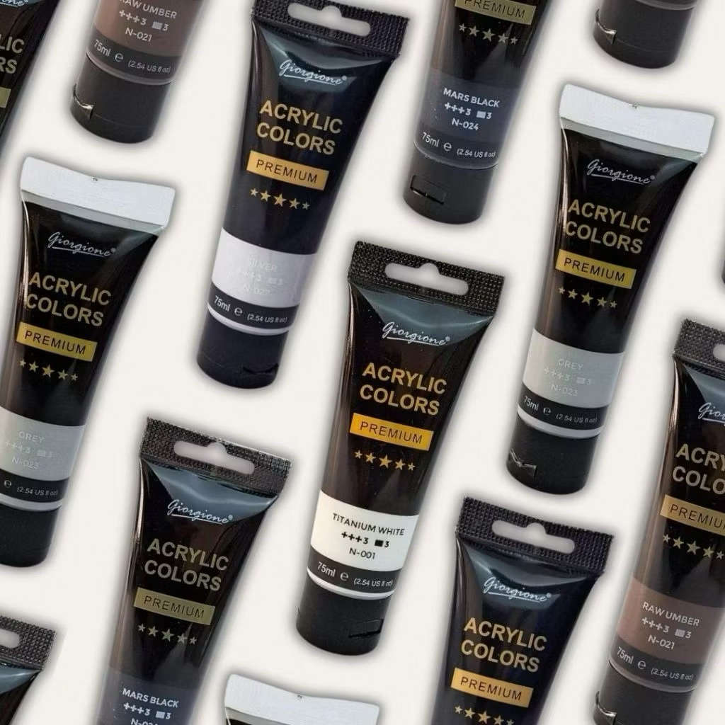 

Giorgione Acrylic Colors 75 ml Premium 5 Star Quality 28 Warna Pilihan Cat Akrilik