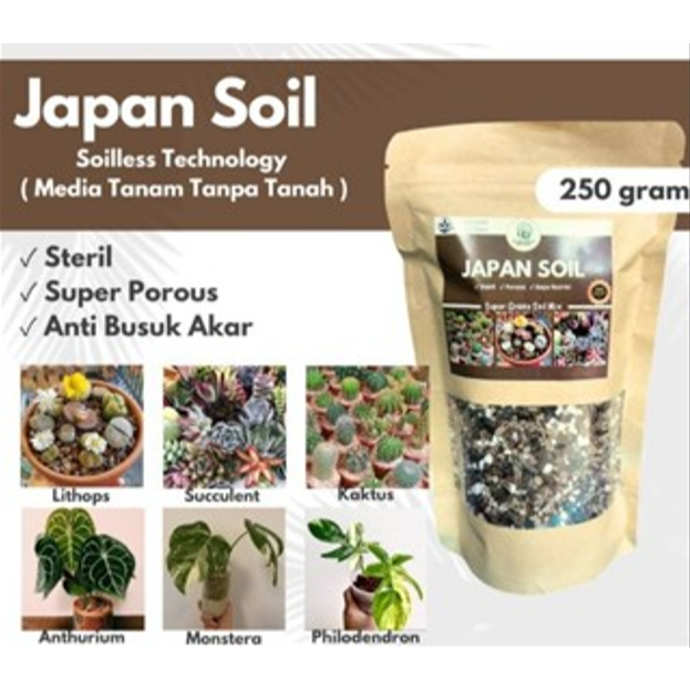 Infarm Florist -Japan Soil Media Tanam Lithops Secculent Kaktus Anthurium Monstera Philodendron Tanp