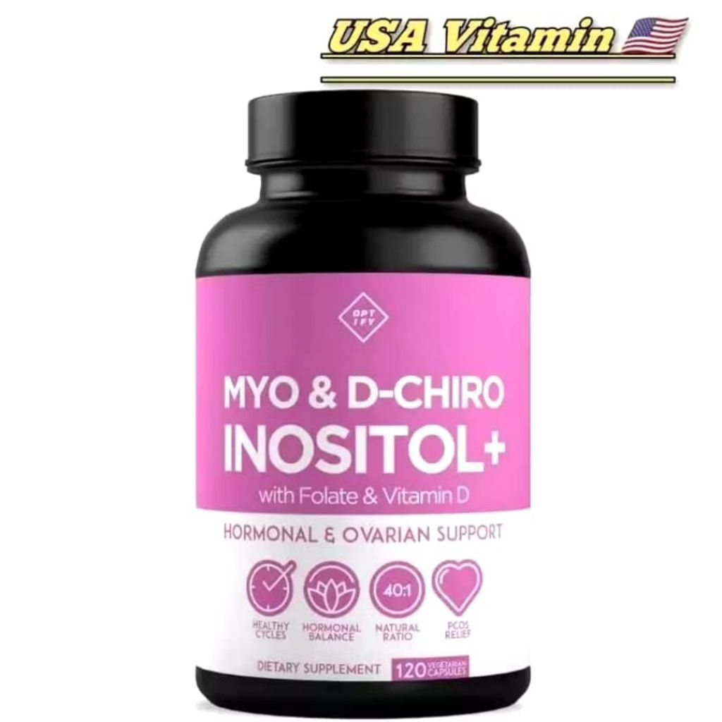 Myo-Inositol & D-Chiro Inositol 120 Capsules - Wholesome story