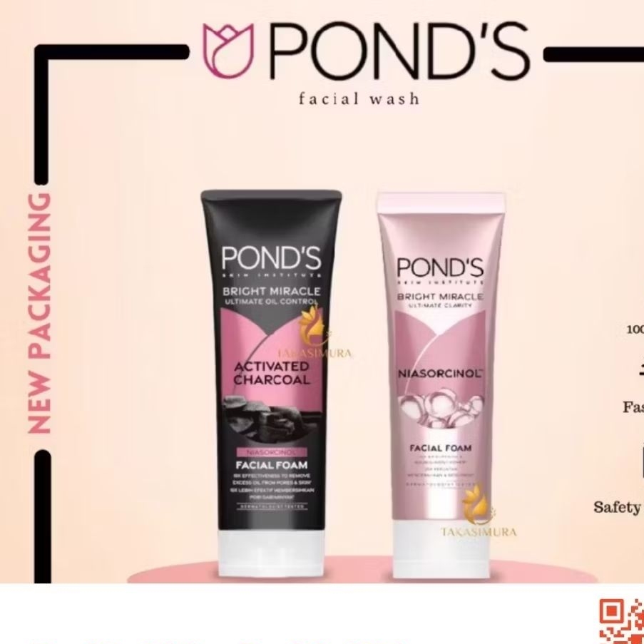 PONDS BRIGHT BEAUTY FACIAL FOAM / SABUN CUCI MUKA