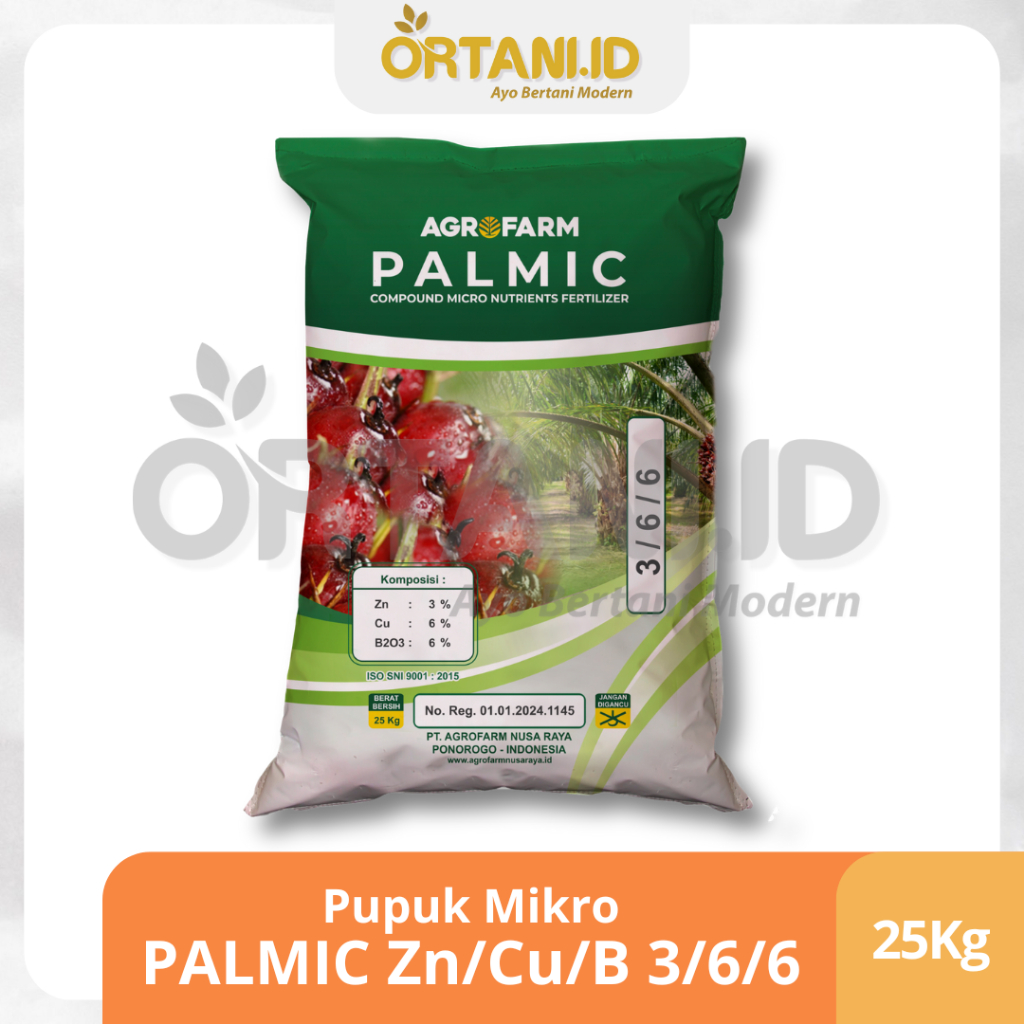 Pupuk Mikro PALMIC Zn/Cu/B  3/6/6 - 25 Kg